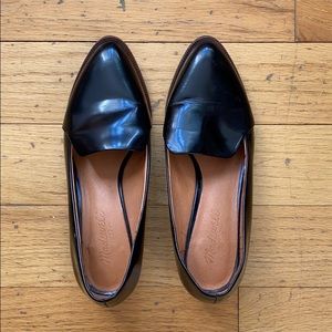 Madewell black-patent leather Loafers, sz 6.5
